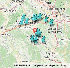 Mappa Via Sibilla Aleramo, 50051 Castelfiorentino FI, Italia (10.469)