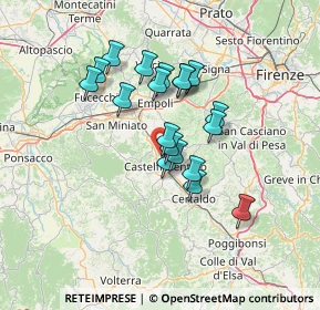 Mappa Via Sibilla Aleramo, 50051 Castelfiorentino FI, Italia (11.28895)