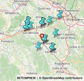 Mappa Via Sibilla Aleramo, 50051 Castelfiorentino FI, Italia (11.27158)