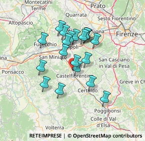 Mappa Via Sibilla Aleramo, 50051 Castelfiorentino FI, Italia (11.66895)