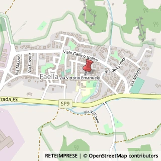 Mappa Via Vittorio Emanuele, 34, 52026 Pian di Scò, Arezzo (Toscana)