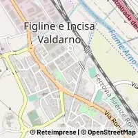 Kaart Figline e Incisa Valdarno