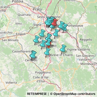 Mappa Via Collina, 50026 San Casciano in Val di pesa FI, Italia (11.3085)