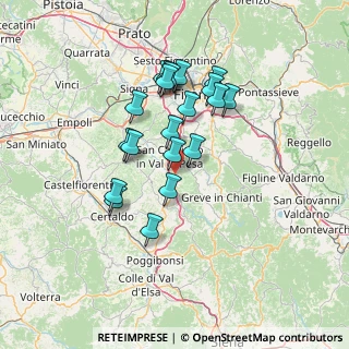 Mappa Via Collina, 50026 San Casciano in Val di pesa FI, Italia (12.4385)
