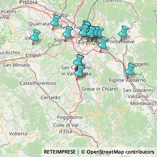 Mappa Via Collina, 50026 San Casciano in Val di pesa FI, Italia (16.58118)