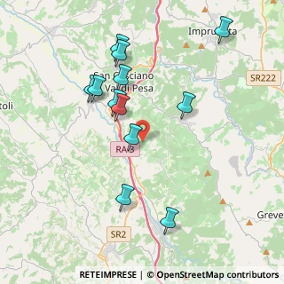 Mappa Via Collina, 50026 San Casciano in Val di pesa FI, Italia (4.01)