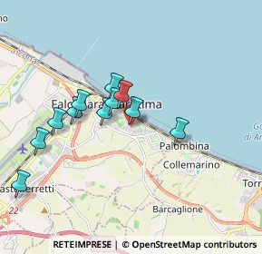 Mappa Via Tito Speri, 60015 Falconara Marittima AN, Italia (1.63455)