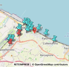 Mappa Via Tito Speri, 60015 Falconara Marittima AN, Italia (1.7795)