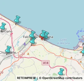 Mappa Via Tito Speri, 60015 Falconara Marittima AN, Italia (6.20857)