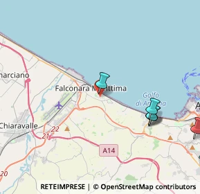 Mappa Via Tito Speri, 60015 Falconara Marittima AN, Italia (6.46455)