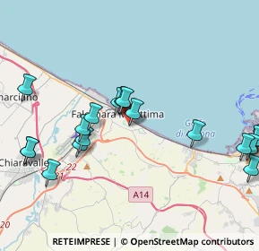 Mappa Via Tito Speri, 60015 Falconara Marittima AN, Italia (5.087)