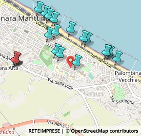 Mappa Via Tito Speri, 60015 Falconara Marittima AN, Italia (0.553)