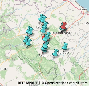 Mappa 61041 Acqualagna PU, Italia (10.663)