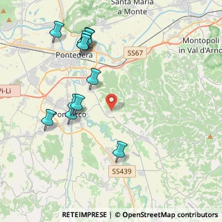 Mappa Via della Casa Bianca, 56025 Pontedera PI, Italia (4.5725)