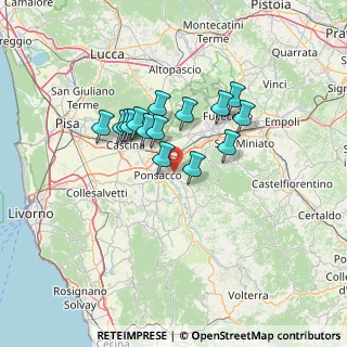 Mappa Via della Casa Bianca, 56025 Pontedera PI, Italia (10.662)
