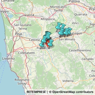 Mappa Via della Casa Bianca, 56025 Pontedera PI, Italia (8.495)