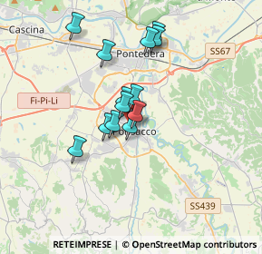 Mappa , 56038 Ponsacco PI, Italia (2.73615)