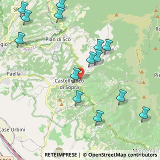 Mappa Via del Moro Bianco, 52020 Castelfranco Piandiscò AR, Italia (2.66071)