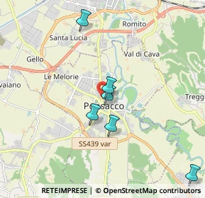 Mappa Via Augusto Vanni, 56038 Ponsacco PI, Italia (3.55833)
