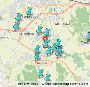 Mappa Via Augusto Vanni, 56038 Ponsacco PI, Italia (2.382)