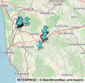 Mappa Via Augusto Vanni, 56038 Ponsacco PI, Italia (14.60632)