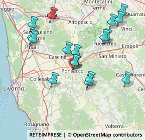 Mappa Via Augusto Vanni, 56038 Ponsacco PI, Italia (16.23235)