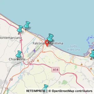 Mappa Via Palermo, 60015 Falconara Marittima AN, Italia (6.80583)