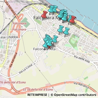 Mappa Via Palermo, 60015 Falconara Marittima AN, Italia (0.4935)