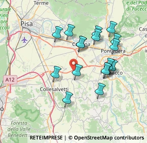 Mappa Via Galileo Galilei, 56040 Crespina Lorenzana PI, Italia (7.01)