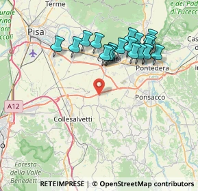 Mappa Via Galileo Galilei, 56040 Crespina Lorenzana PI, Italia (7.7355)