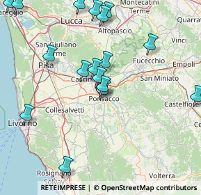 Mappa Via Lisbona, 56038 Ponsacco PI, Italia (19.08235)