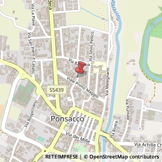 Mappa Via Vittorio Veneto,  10, 56127 Ponsacco, Pisa (Toscana)