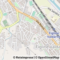 Kaart Figline e Incisa Valdarno