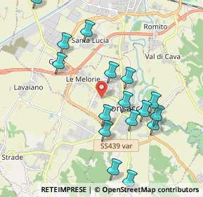 Mappa Via Vienna, 56038 Ponsacco PI, Italia (2.5645)