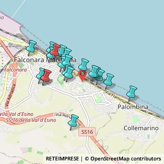 Mappa Via Italia, 60015 Falconara Marittima AN, Italia (0.807)