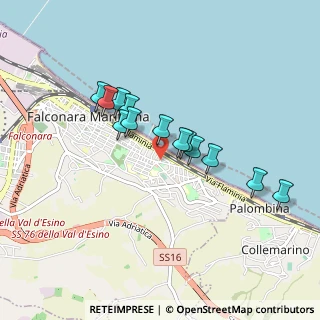 Mappa Via Italia, 60015 Falconara Marittima AN, Italia (0.75077)