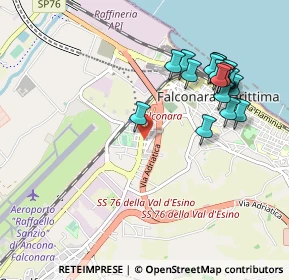 Mappa Via Alessandro Manzoni, 60015 Falconara Marittima AN, Italia (1.0765)