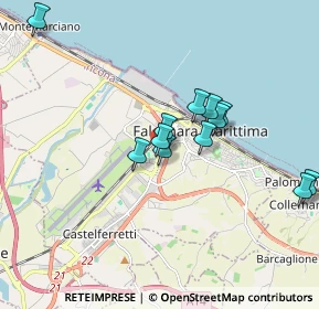 Mappa Via Alessandro Manzoni, 60015 Falconara Marittima AN, Italia (1.62667)