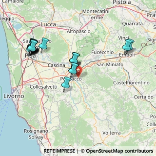 Mappa Via della Salita, 56025 Pontedera PI, Italia (17.3395)