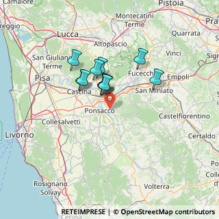 Mappa Via della Salita, 56025 Pontedera PI, Italia (10.29)