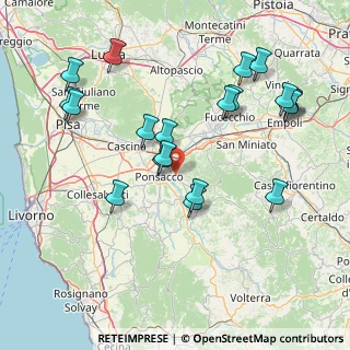 Mappa Via della Salita, 56025 Pontedera PI, Italia (17.4815)