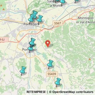 Mappa Via della Salita, 56025 Pontedera PI, Italia (6.07)