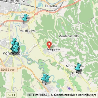 Mappa Via della Salita, 56025 Pontedera PI, Italia (3.257)