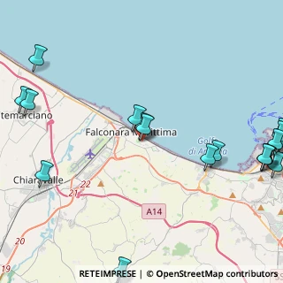 Mappa Via Ippolito Nievo, 60015 Falconara Marittima AN, Italia (6.6305)