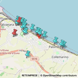 Mappa Via Marche, 60015 Falconara Marittima AN, Italia (1.0115)
