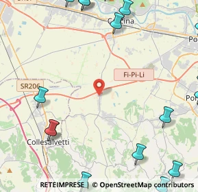 Mappa SP 31, 56040 Crespina Lorenzana PI, Italia (7.426)