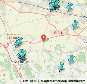 Mappa SP31, 56040 Crespina Lorenzana PI, Italia (5.9595)