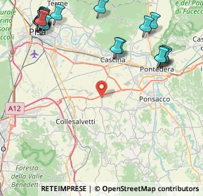 Mappa SP31, 56040 Crespina Lorenzana PI, Italia (12.4115)