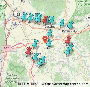 Mappa SP 31, 56040 Crespina Lorenzana PI, Italia (7.364)