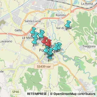 Mappa Via XXV Aprile, 56038 Ponsacco PI, Italia (1.08786)